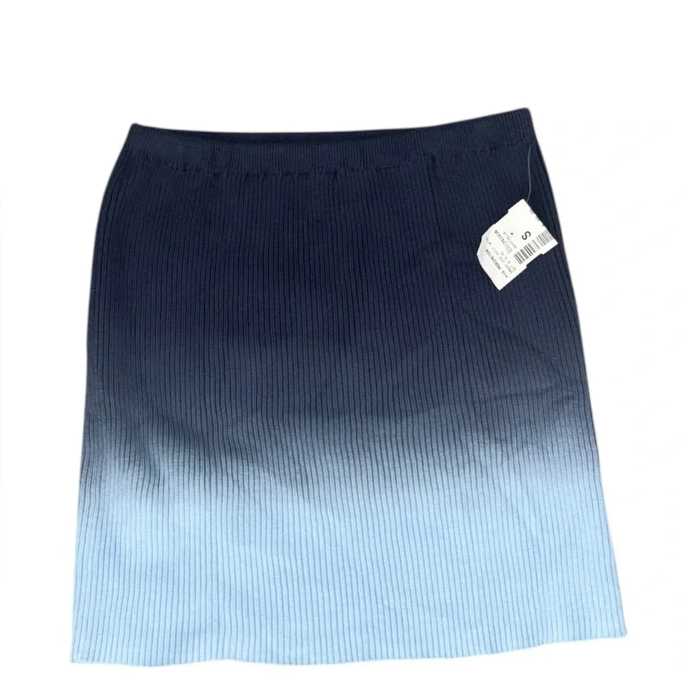 Ombré Knit Mini Skirt